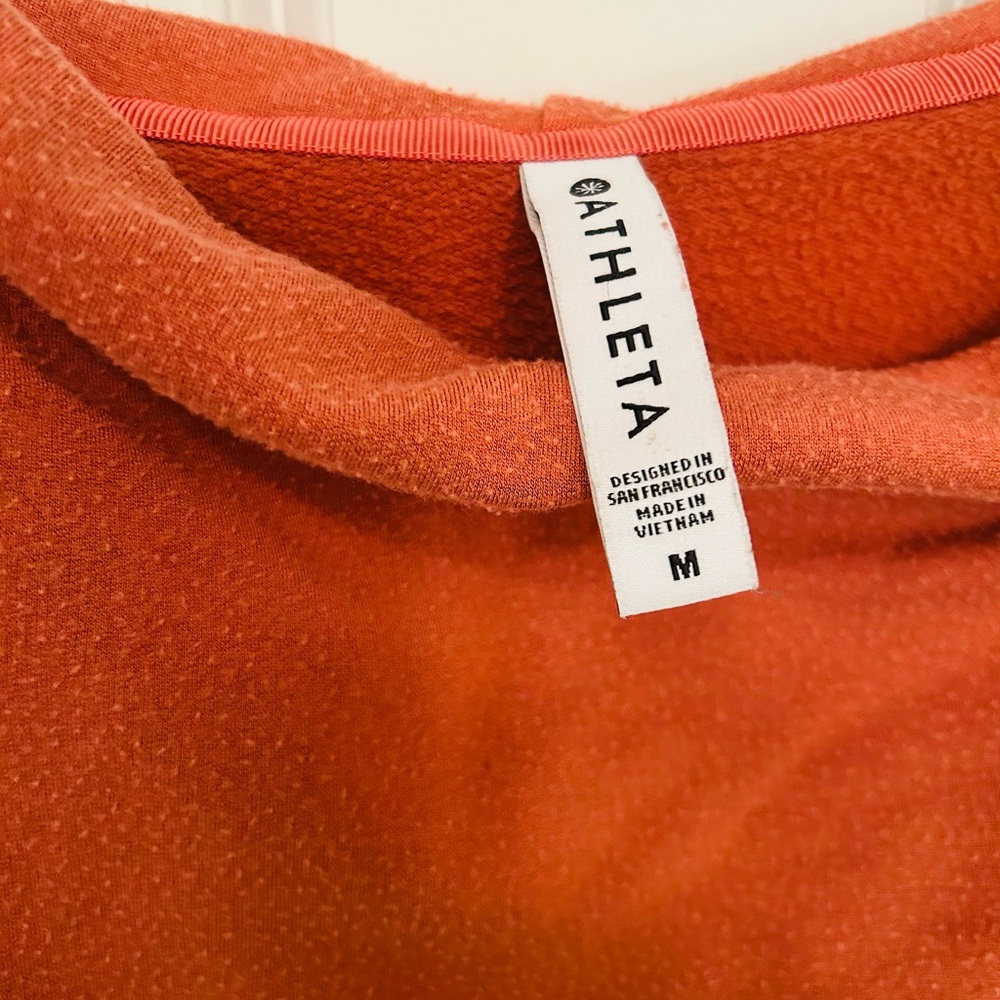 Athleta Etruscan Red  Leggings and Etruscan Red Purana wrap - Picture 9 of 10